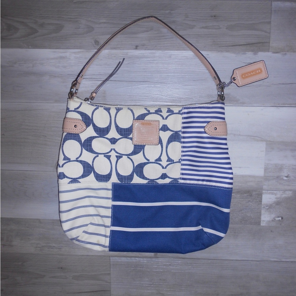 Coach Patchwork Daisy Convertible Shoulder Bag (2… - image 1